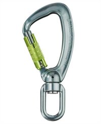 Twister Triple - Alukarabiner mit Wirbel 