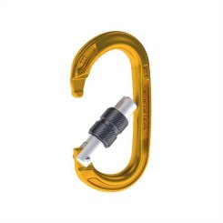 OXY (Oval Aluminium) - Karabiner Screw-Lock | gold