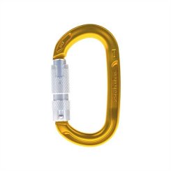 OXY (Oval Aluminium) - Karabiner Tri-Lock | gold