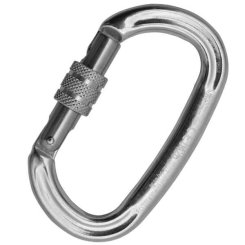 Ovalone - Alukarabiner blank | Screw-Lock