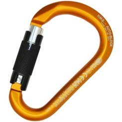 HMS Classic - Alukarabiner orange/grau | Tri-Lock