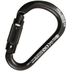 HMS Classic - Alukarabiner schwarz | Tri-Lock