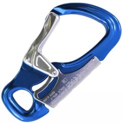 Tango - Einhandkarabiner blau eloxiert