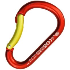 Paddle Bent Gate - Alukarabiner rot/gelb | Bent