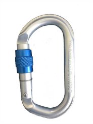 Bannock - Alukarabiner Screw-Lock | silber