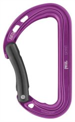 Spirit Bent - Alukarabiner violett