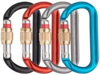 OVALO GI Schraubverschluss - Aluminiumkarabiner 