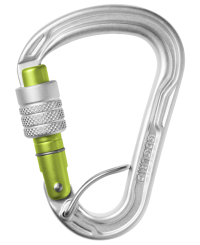 HMS Strike Screw FG - Alukarabiner mit integriertem Drahtbügel 