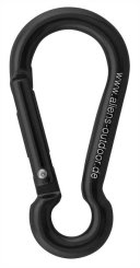Mini 5 Zubehörkarabiner - Materialkarabiner schwarz