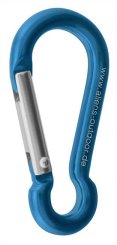 Mini 6 Zubehörkarabiner - Materialkarabiner cyan