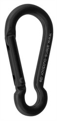 Mini 6 Zubehörkarabiner - Materialkarabiner schwarz