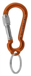 Mini Ring Screw - Materialkarabiner orange
