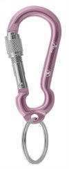 Mini Ring Screw - Materialkarabiner pink