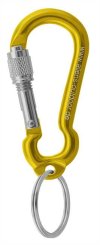Mini Ring Screw - Materialkarabiner gelb