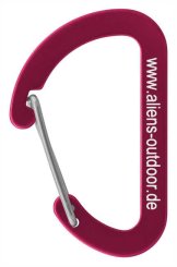 Flat D Micro 4 - Zubehörkarabiner rot