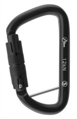 Accessory D Twistlock (12 kN) - Zubehörkarabiner schwarz | Twist-Lock