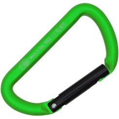 Mini D - Materialkarabiner grün/schwarz