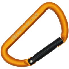 Mini D - Materialkarabiner orange/schwarz