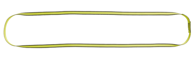 Ellipse Webbing Sling 19 mm  - Rundschlinge 120 cm | gelb
