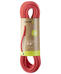Eagle Lite Eco Dry 9,5 mm - Dynamikseil / Einfachseil 80 Meter | neon coral