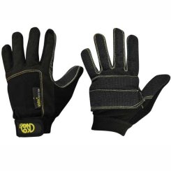 Full Gloves - Lederhandschuhe mit Kevlarverstärkung L | schwarz
