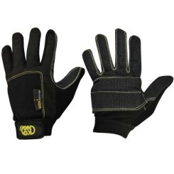 Full Gloves - Lederhandschuhe mit Kevlarverstärkung S | schwarz