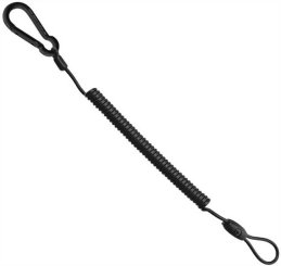 Spiralkabel 4mm (Materialkarabiner & Schlaufe) - Materialsicherung 
