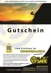 GESCHENKGUTSCHEIN - KLETTER-SPEZIAL-LADEN.DE Motiv Sport