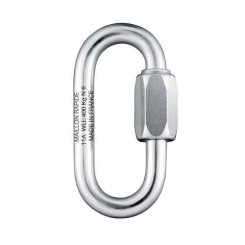 Maillon Oval (6mm, verzinkt) - Schraubglied silber