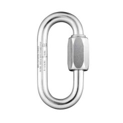 Maillon Oval (8mm, INOX / Edelstahl) - Schraubglied 