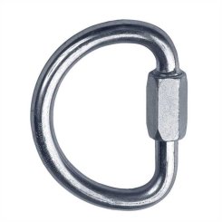 Maillon Big D (10mm, Aluminium) - Schraubglied 