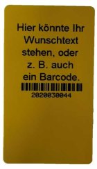 individuelles Seillabel / Seilkennzeichnung für Blacksafe Statikseile / Dynamikseile 