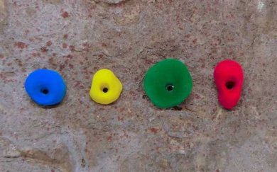 Monkey Klettergriffe "Wellness" rot | Einzelgriff