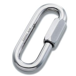 Maillon Oval GO (14 mm, verzinkt) - Schraubglied 