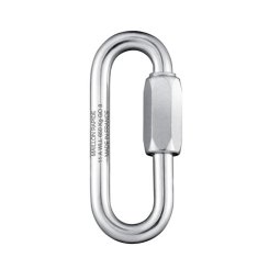 Maillon Oval GO 4mm (verzinkt) - Schraubglied 