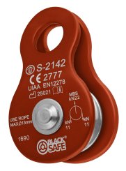 Mini Pulley - Seilrolle / Umlenkrolle orange