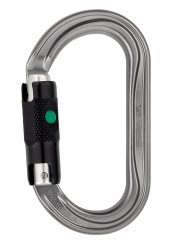 OK - Alukarabiner Ball-Lock | grau