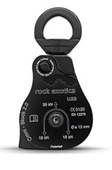 Omni Block 2.0" - Umlenkrolle mit integriertem Wirbel black | single