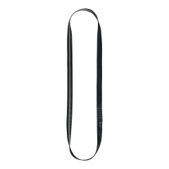 Open Sling 25 mm (33 kN) - Rundschlinge / Bandschlinge MAX - QR-Code 80 cm | schwarz