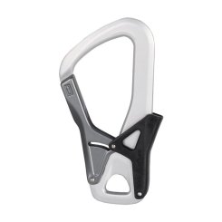 Palm - Klettersteigkarabiner / Einhandkarabiner grau