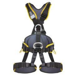 Profi Worker 3D Standard - Industrieklettergurt XL | schwarz/gelb