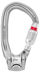 Rollclip Z - Alukarabiner mit Seilrolle Screw-Lock
