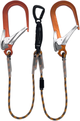 Skysafe ECO-R (FS 110 ALU / STAK TRI) - doppeltes Verbindungsmittel mit Bandfalldämpfer 