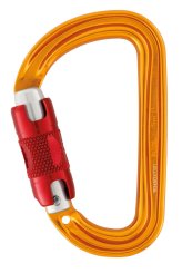Sm'D - Alukarabiner Twist-Lock | gelb