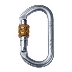 Stahl Oval - Karabiner 