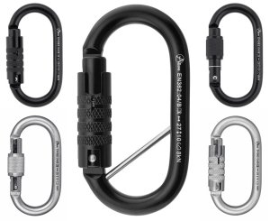 Total Oval - Stahlkarabiner 