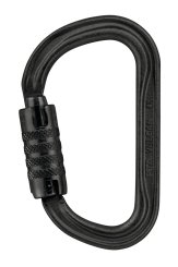 Vulcan - Stahlkarabiner Tri-Lock ANSI | schwarz