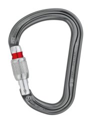 William - Alukarabiner Screw-Lock | grau