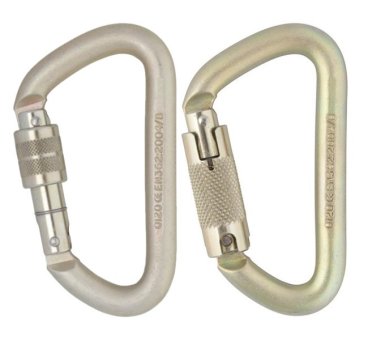 12mm Steel Offset D - Karabiner 