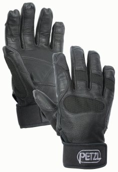 Cordex Plus - Handschuhe zum Sichern und Abseilen Größe L | schwarz